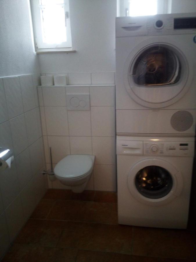Ferienwohnung Kopold "Im Alten Schulhaus" Pottmes Bagian luar foto